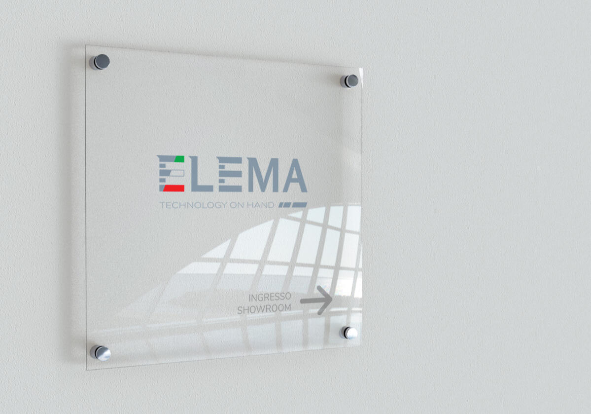 Applicazione logo ELEMA-Sign