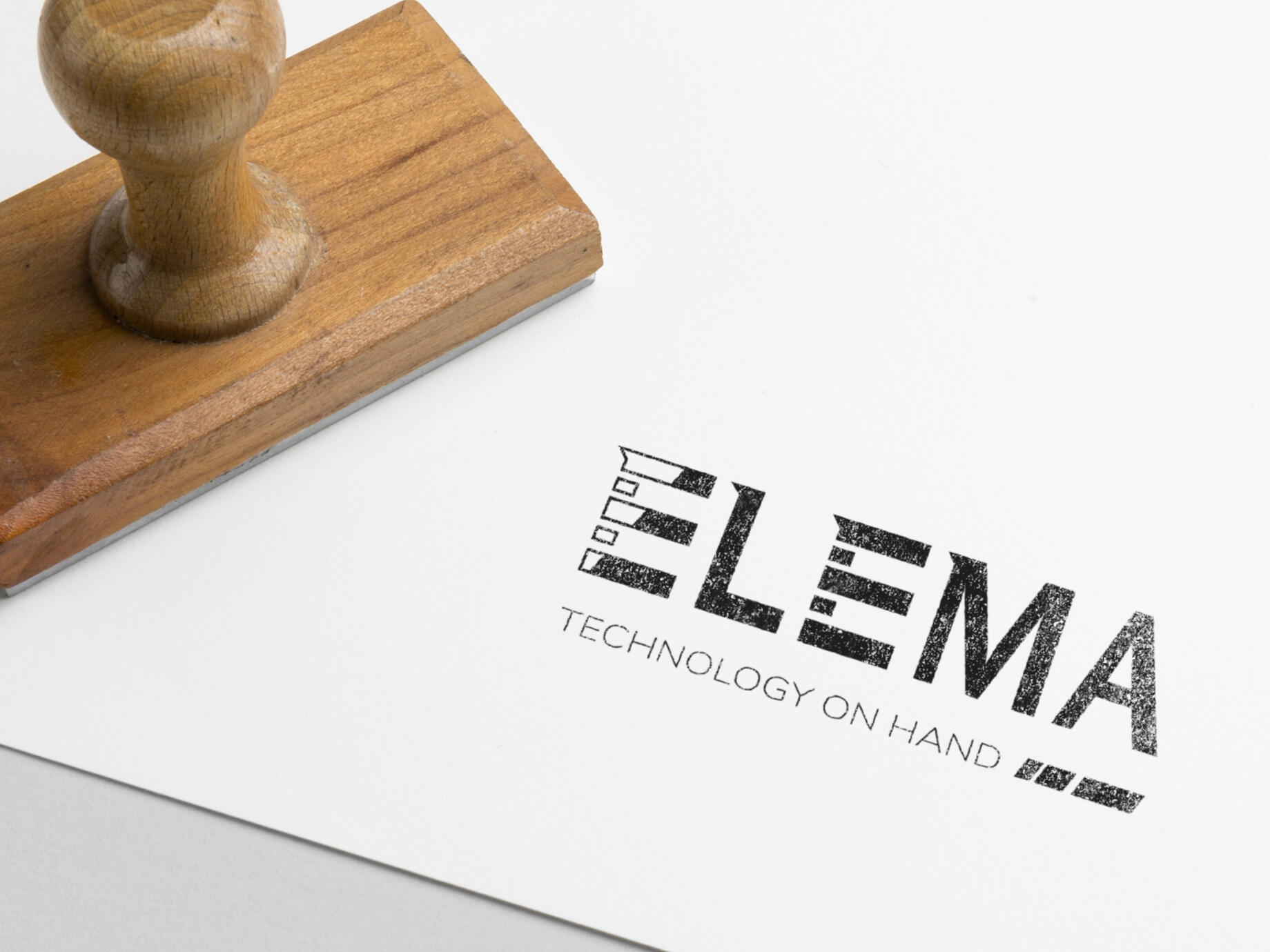 Applicazione di logo ELEMA -Timbro